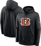 Nike Men's Nike Black Cincinnati Bengals Club Logo Pullover Hoodie