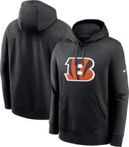 Nike Men's Nike Black Cincinnati Bengals Club Logo Pullover Hoodie