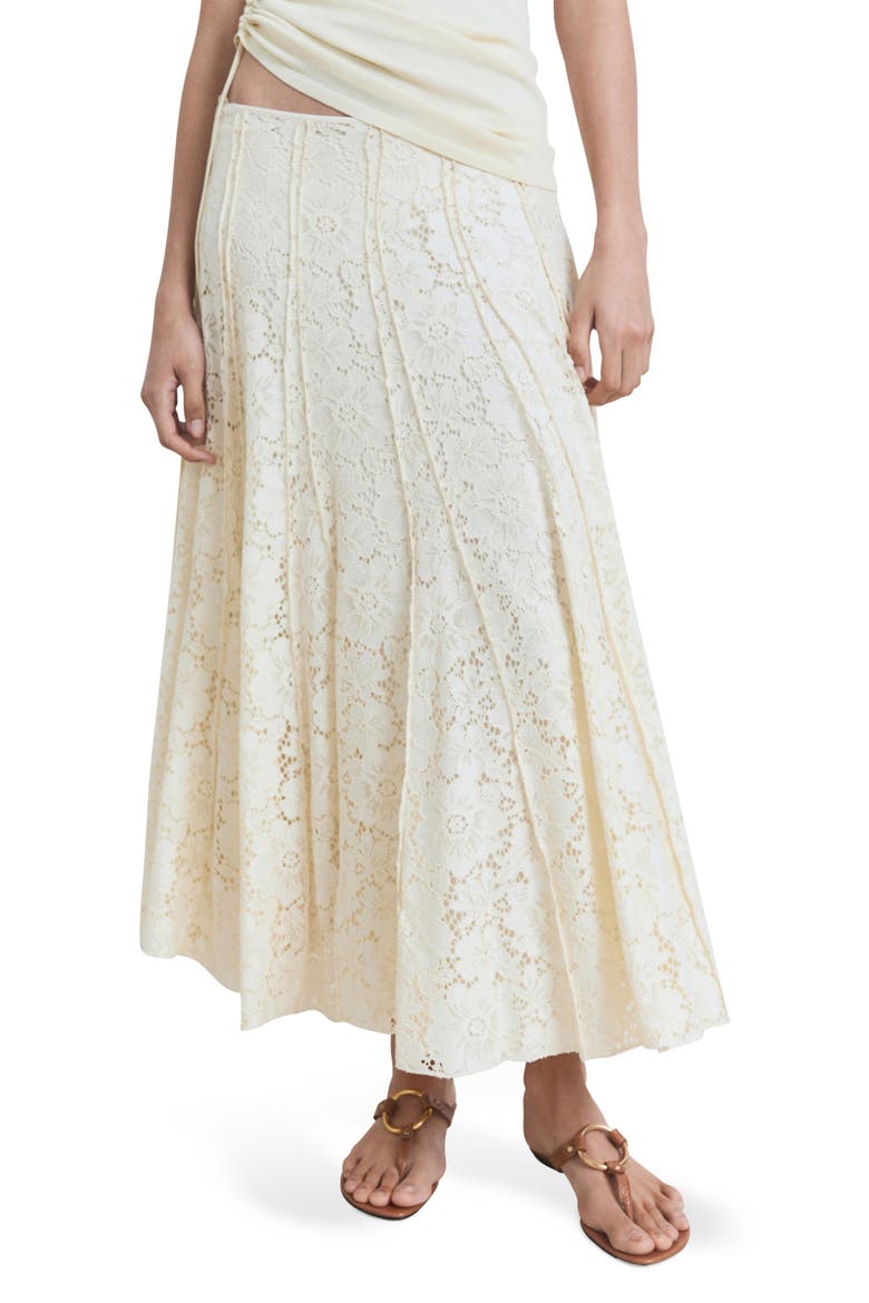 Lace Maxi Skirt, Main, color, ECRU