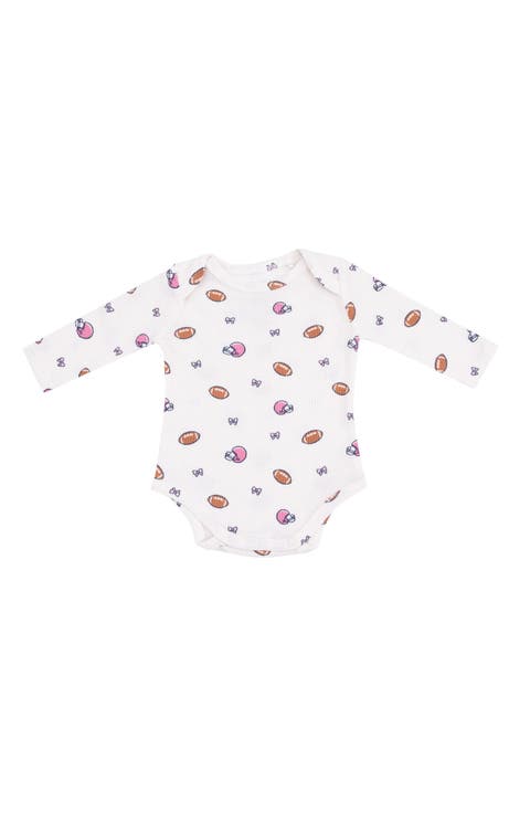 Footballs and Bows Bodysuit (Baby)