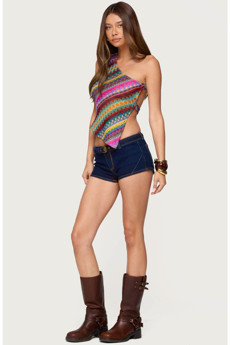 Ruelle Open Back Asymmetric Top, Alternate, color, MIX
