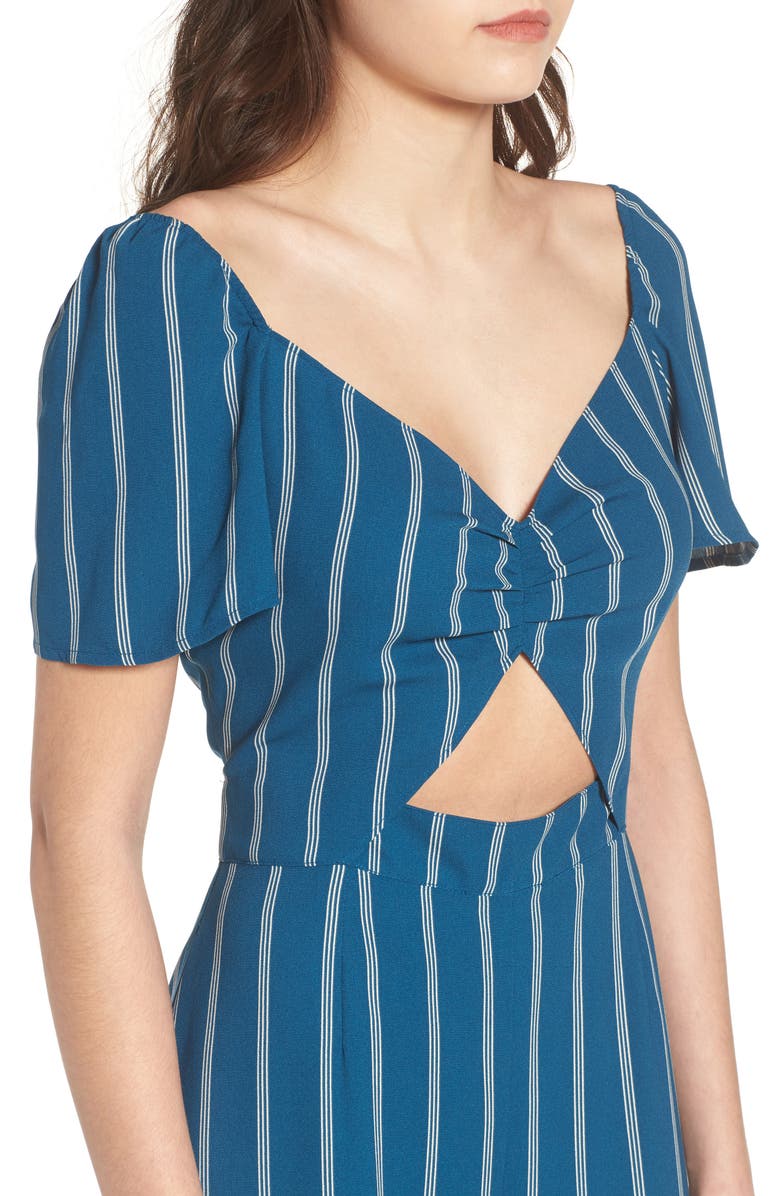 Leith Cutout Culotte Jumpsuit, Alternate, color, 