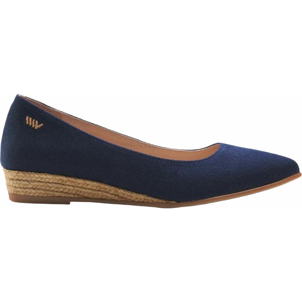 Viscata Rubina Limited Edition Canvas Espadrille Flats In Blue