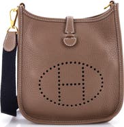 Pre-Owned Hermes Long Strap Evelyne Bag Clemence TPM