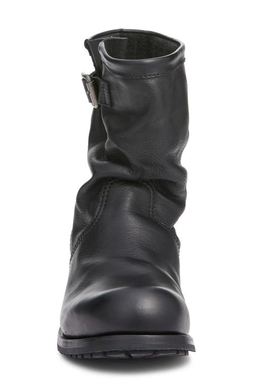 Prada Leather Mid-calf Boots In Black