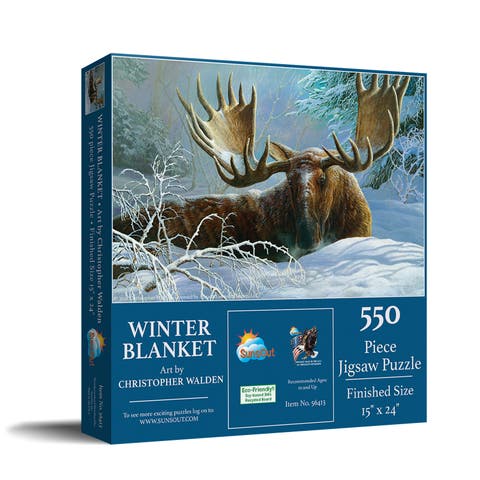 Winter Blanket 550 piece Jigsaw Puzzle for Adults