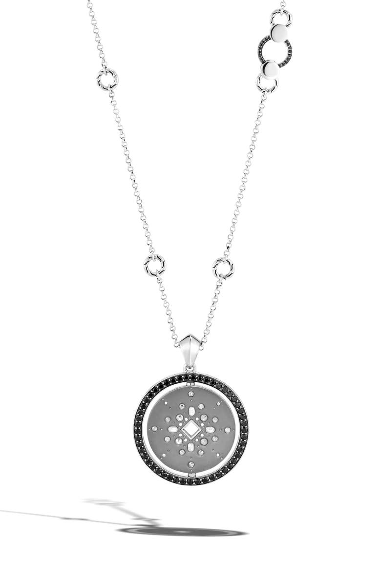 John Hardy Dot Mandala Diamond Pendant Necklace, Alternate, color, 