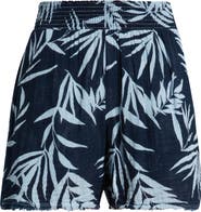 Michael Stars Sia Leaf Print Shorts