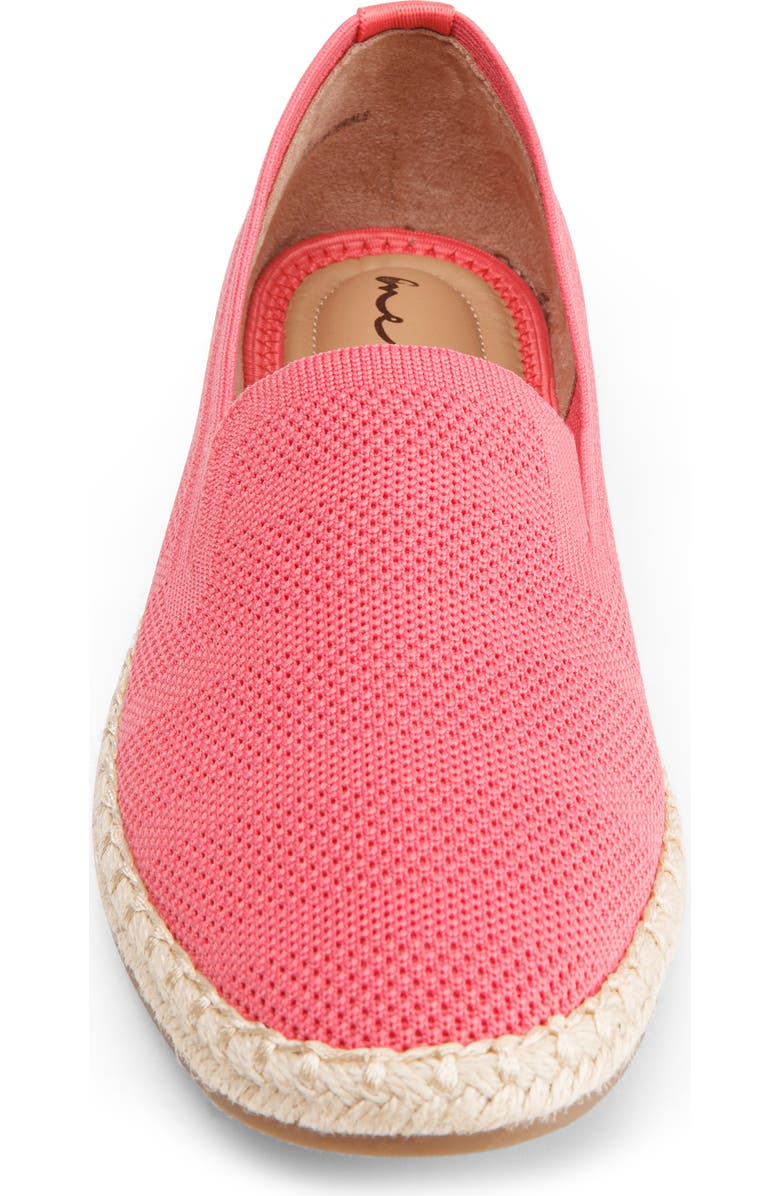 Me Too Koda Knit Slip-On Espadrille Sneaker, Alternate, color, Salmon