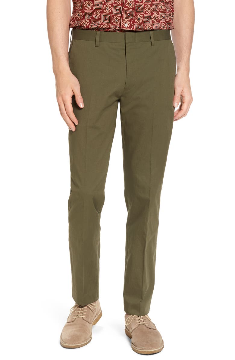 J.Crew Ludlow Stretch Chino Suit Pants, Main, color,