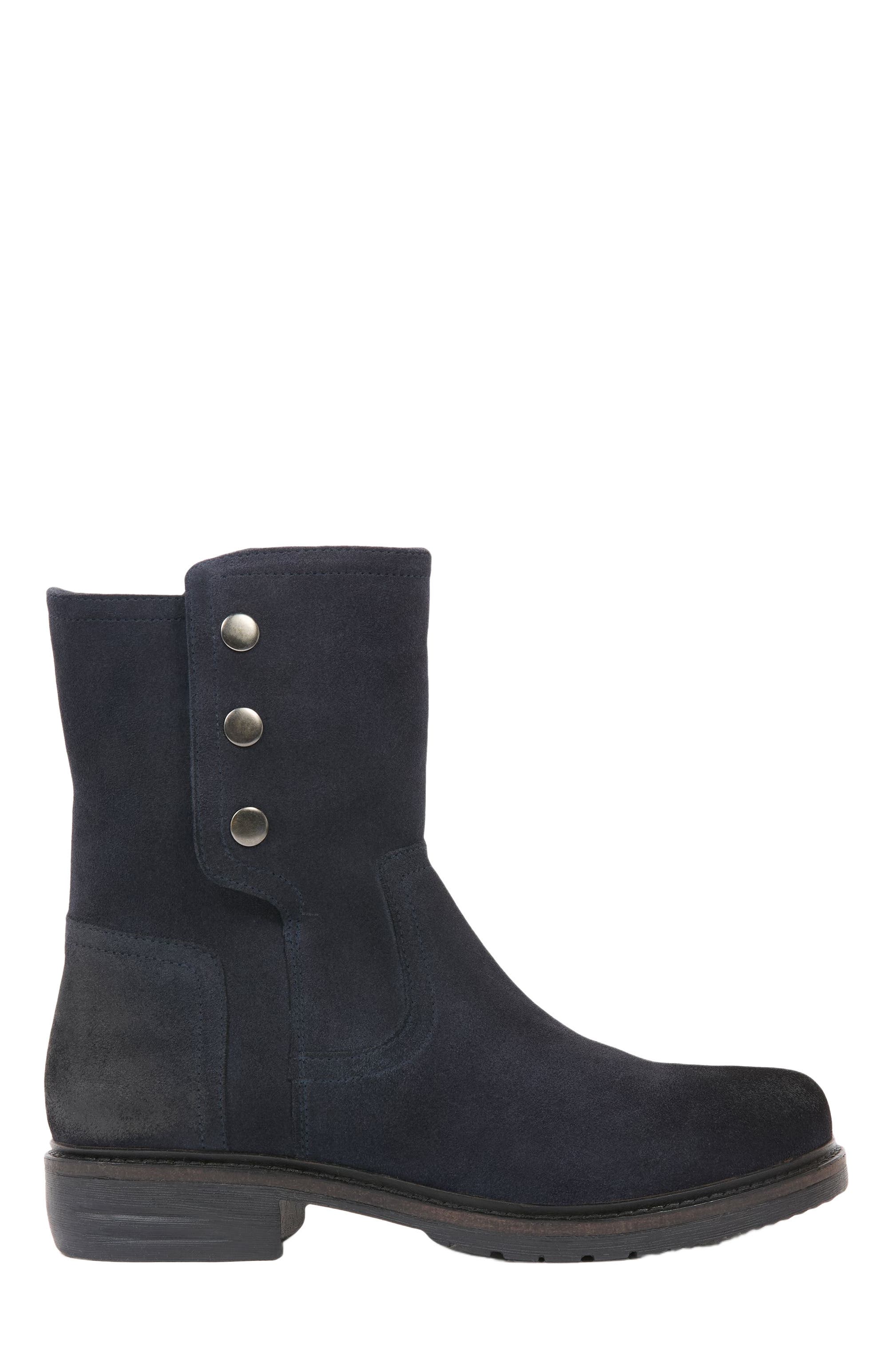 Celtic & Co. Essential Popper Ankle Boot, Alternate, color, Dark Navy