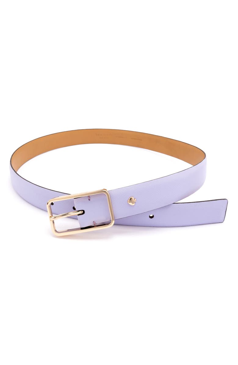 Kate Spade New York textured leather belt, Alternate, color,
