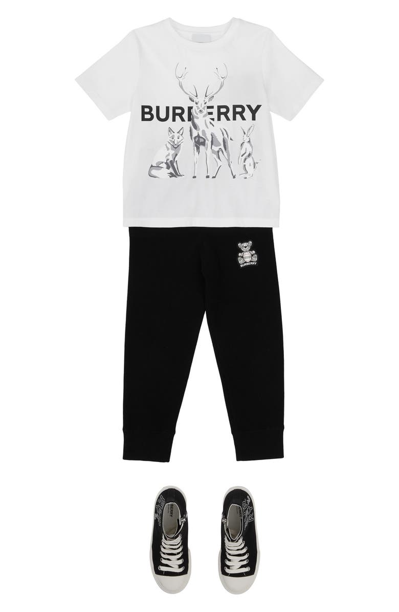 Burberry Kids' Hare, Stage & Fox Graphic Tee, Alternate, color, 