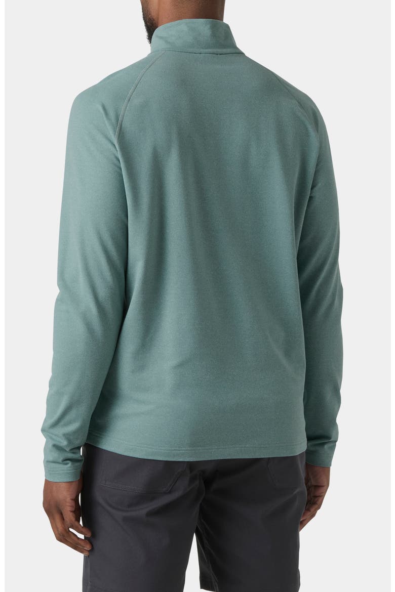 Tyri Half Zip Pullover, Alternate, color, 494 OPAL GREEN