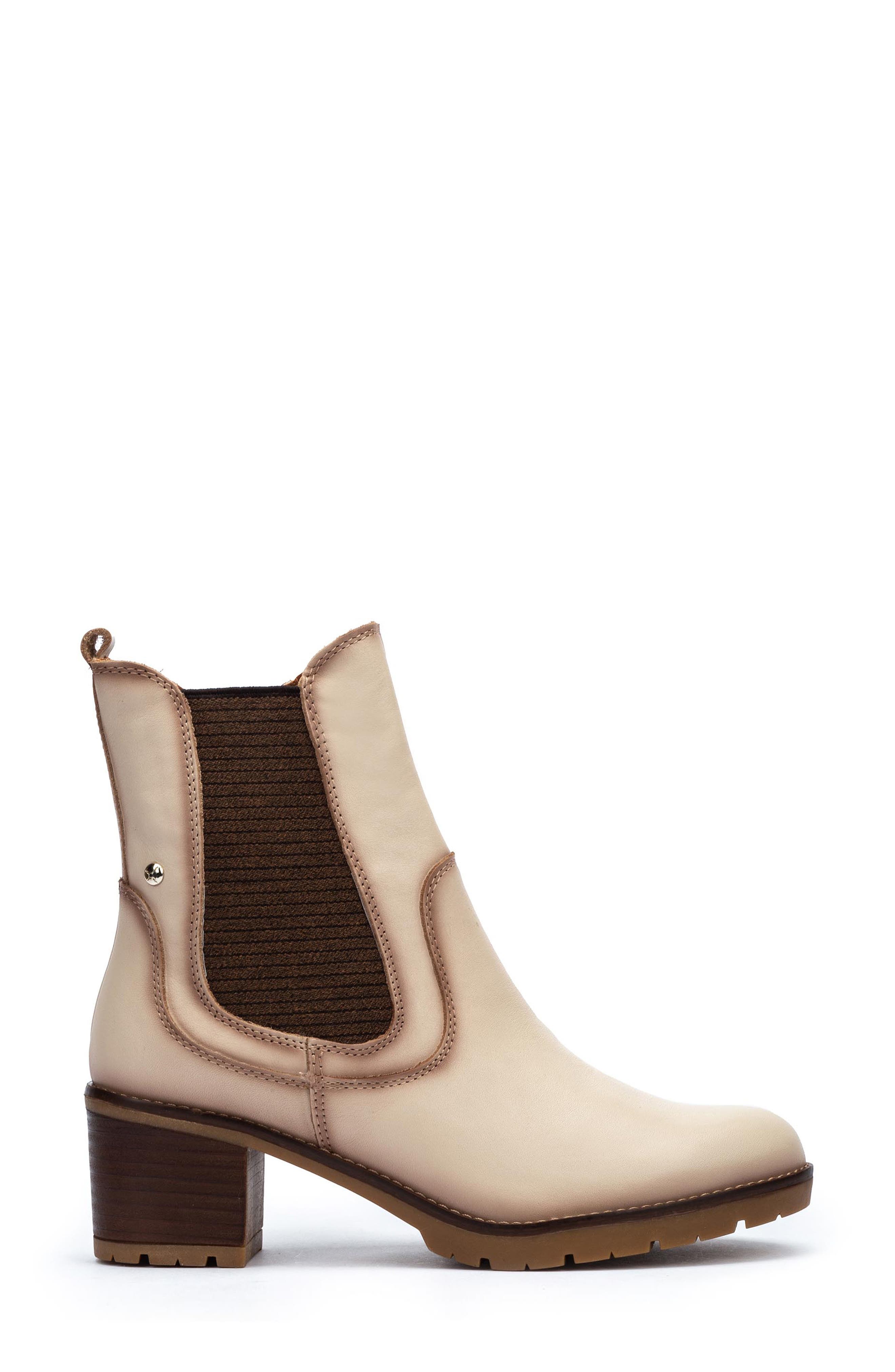 Lanes Leather Boot, Alternate, color, MARFIL