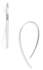 LANA 14K Gold Mini Flat Hooked-On Hoop Earrings