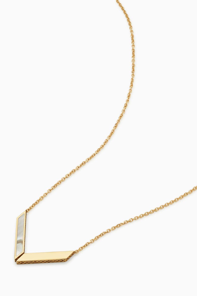 14K Gold Aurora Pendant Necklace, Alternate, color, Yellow Gold