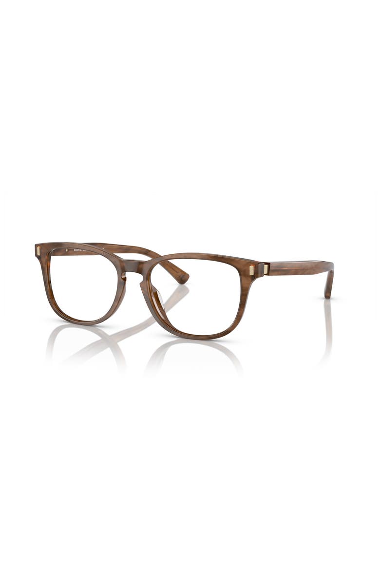 53mm Round optical glasses, Main, color, Brown