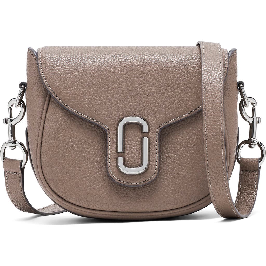 Marc Jacobs The J Marc Pebble Saddle Bag In Gray