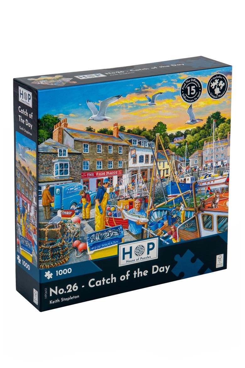Catch of the Day 1000-Piece Jigsaw Puzzle, Main, color, NONE