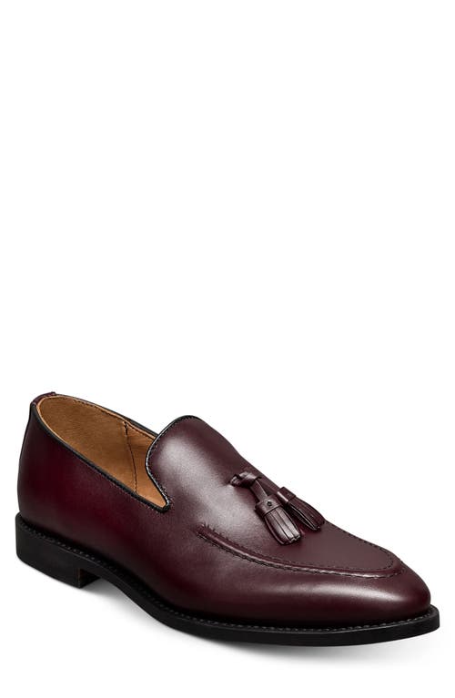 Allen Edmonds Rand Tassel Loafer In Burgundy