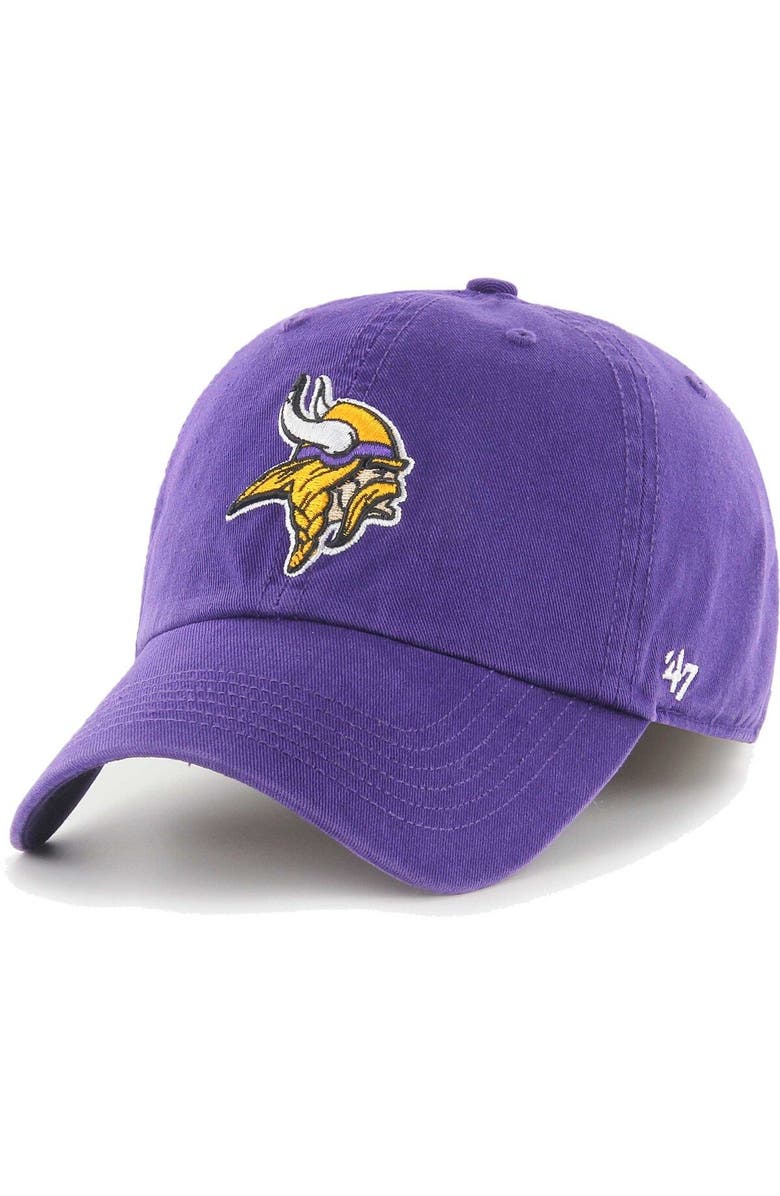 '47 Men's '47 Purple Minnesota Vikings Franchise Logo Fitted Hat, Main, color, Purple