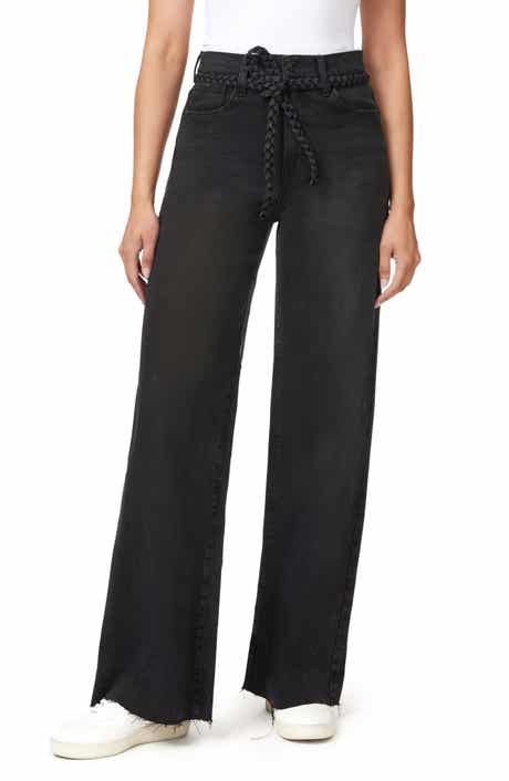 Kensie Carla Belted Wide Leg Jeans