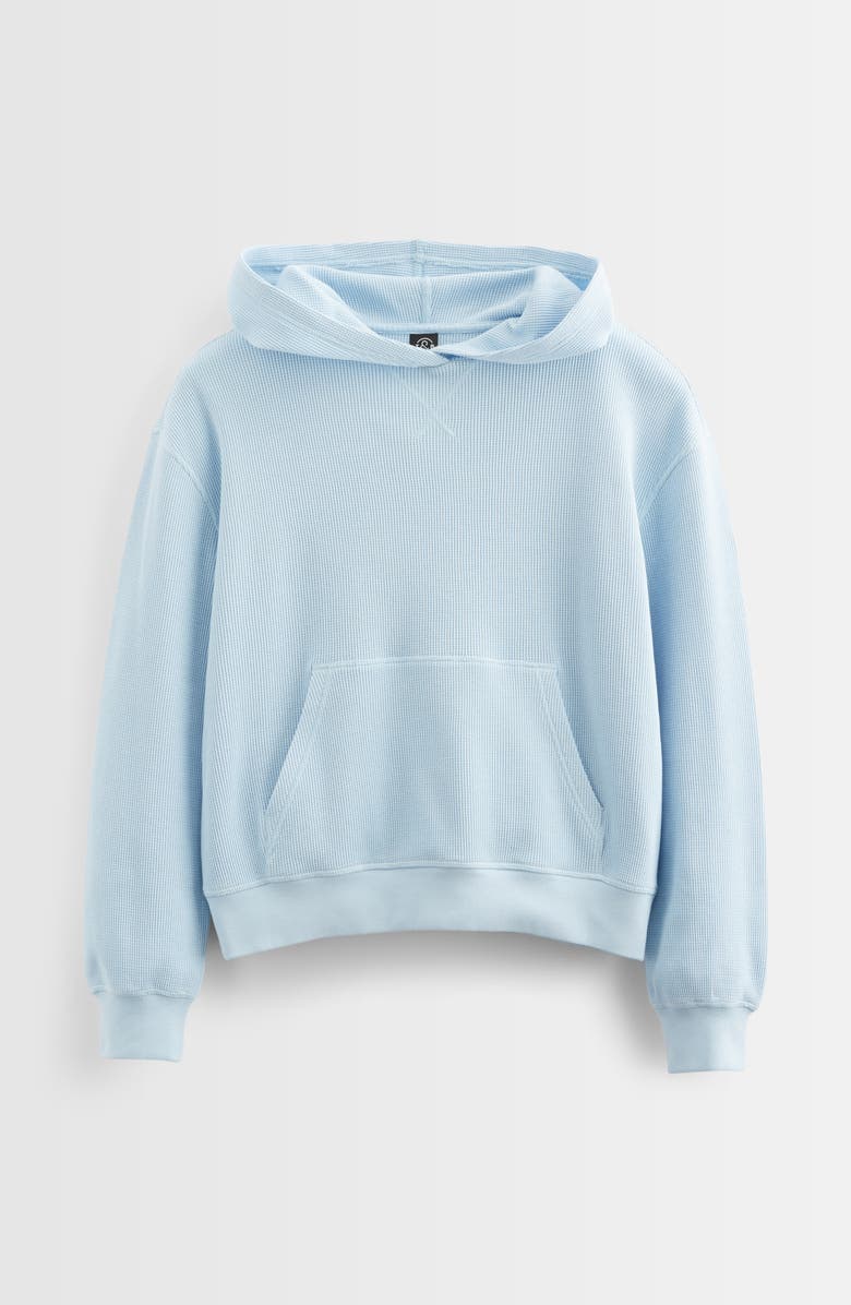 Treasure & Bond Kids' Thermal Knit Hoodie, Main, color, Blue Falls