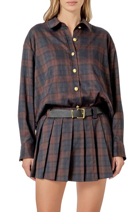 Oversize Plaid Shacket