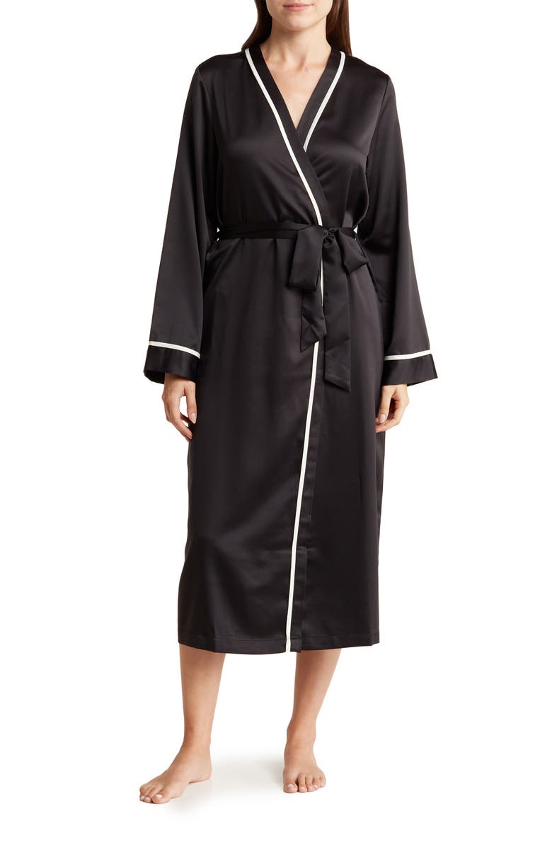 NORDSTROM RACK Satin Midi Robe, Main, color, 