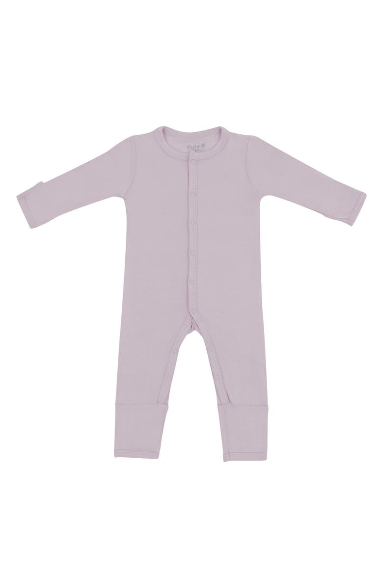 Kyte BABY Wisteria Long Sleeve Snap Romper, Main, color, Wisteria