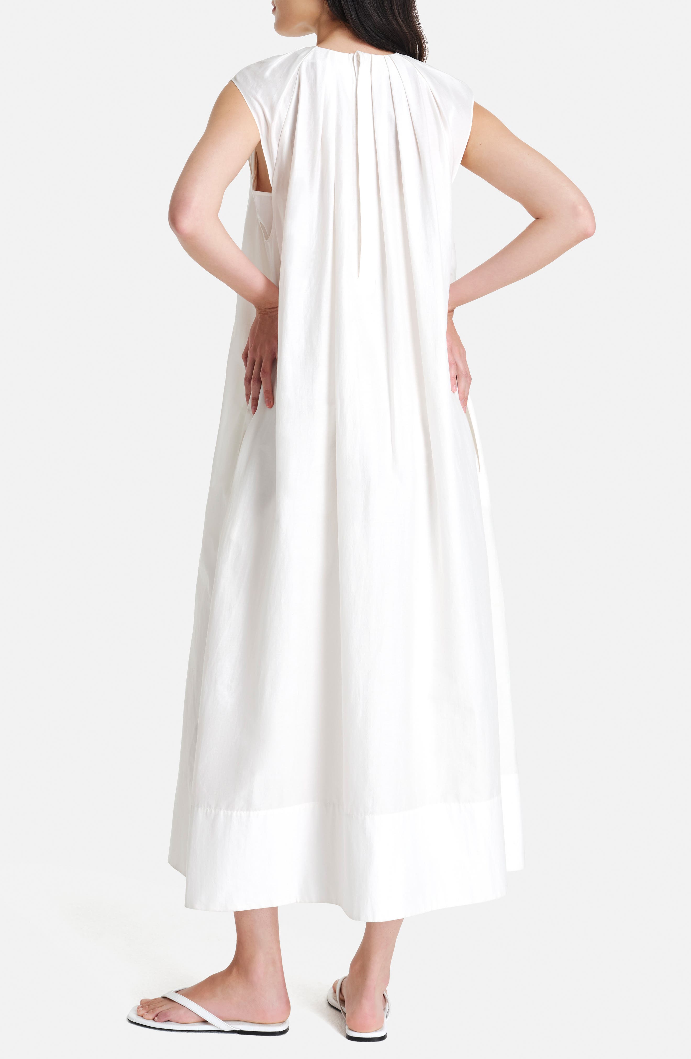 Summer Cotton & Silk Dress - image 2