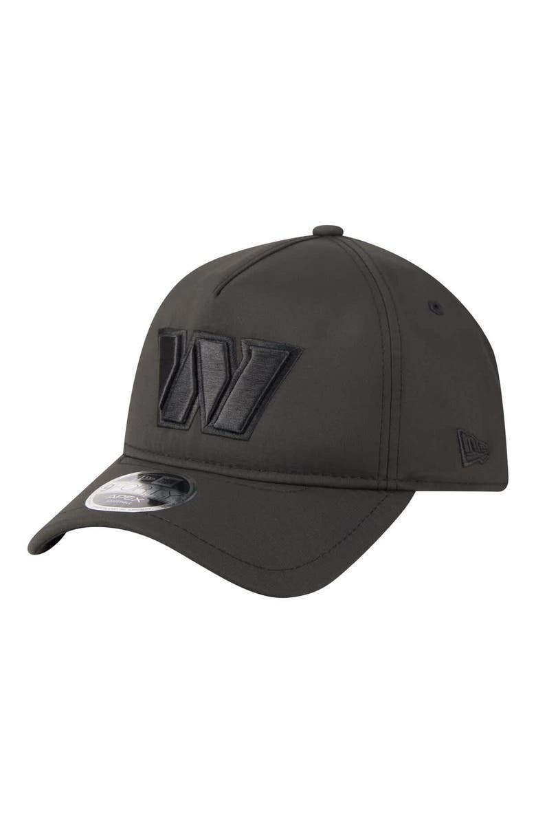 New Era Men's New Era Black Washington Commanders Apex 9FORTY Adjustable Hat, Main, color, Black