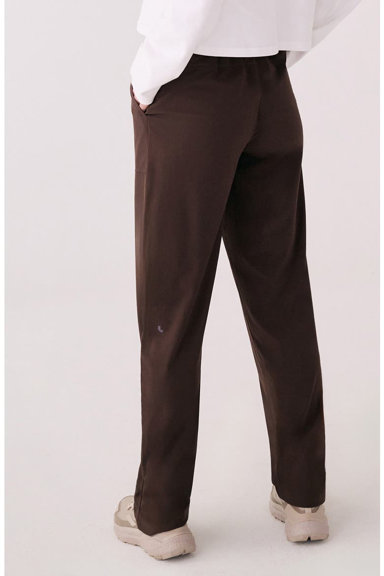 Olivie Straight Leg Pants, Alternate, color, JAVA