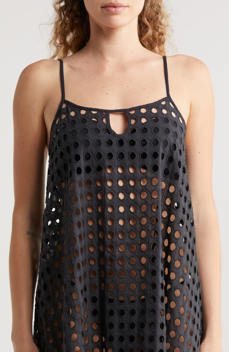 Solid & Striped The Annika Cover-Up Dress, Alternate, color, Blackout