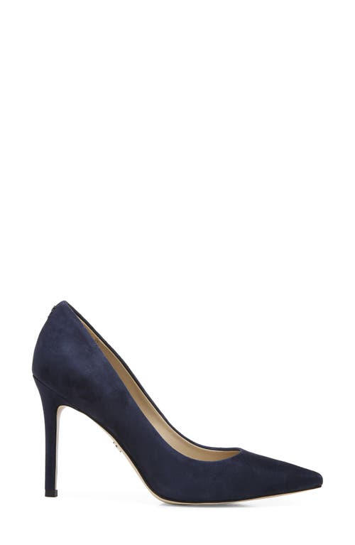 Sam Edelman Hazel Pointed Toe Pump In Blue