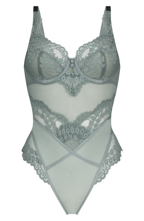 Amanza Underwire Thong Bodysuit