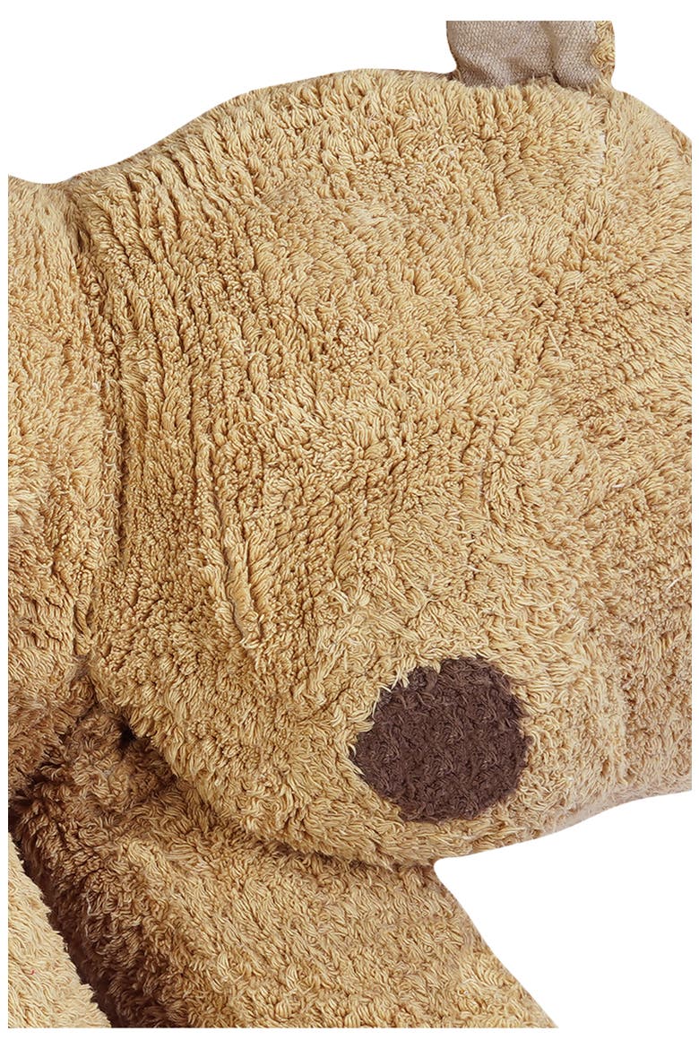 Sleepy Bear Pouf, Alternate, color, LIGHT HONEY