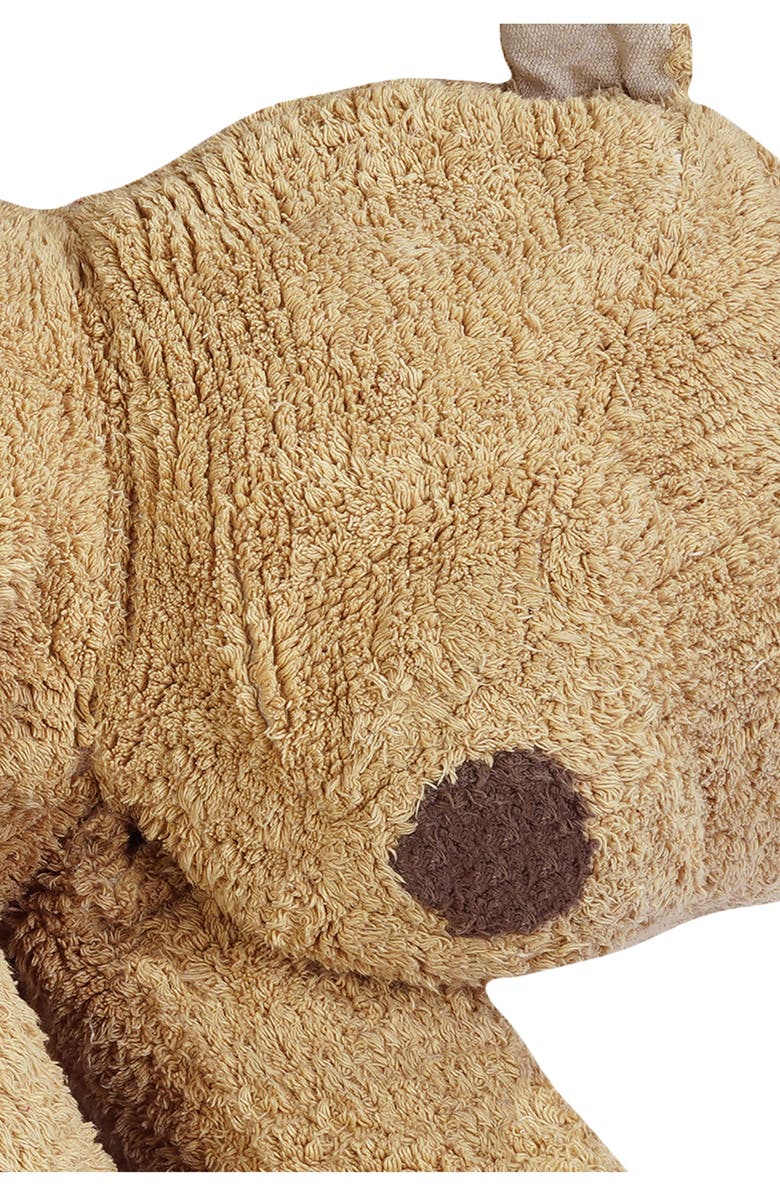 Lorena Canals Sleepy Bear Pouf, Alternate, color, Light Honey