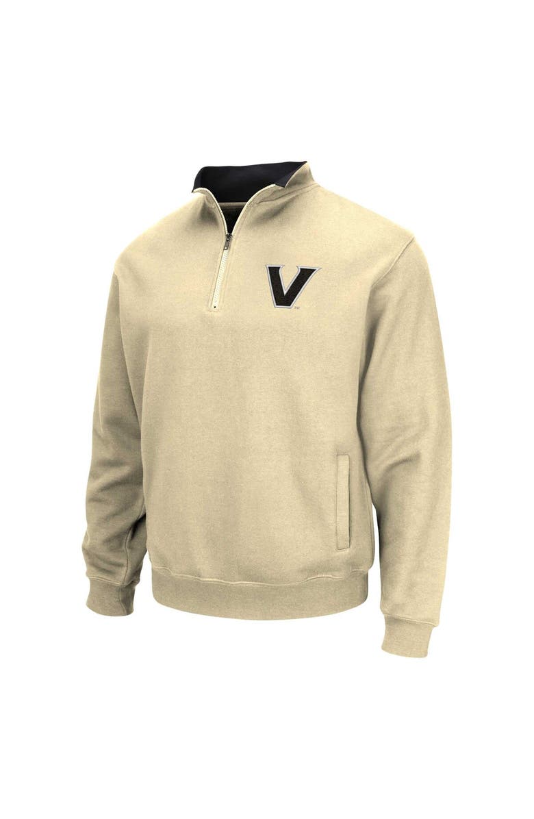 COLOSSEUM Men's Colosseum Vegas Gold Vanderbilt Commodores Tortugas Quarter-Zip Jacket, Alternate, color, Vegas Gold