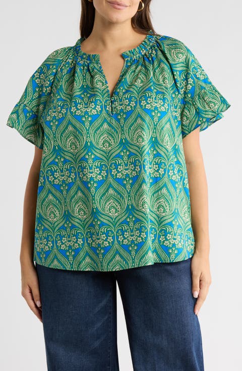 Nyra Print Top (Plus)