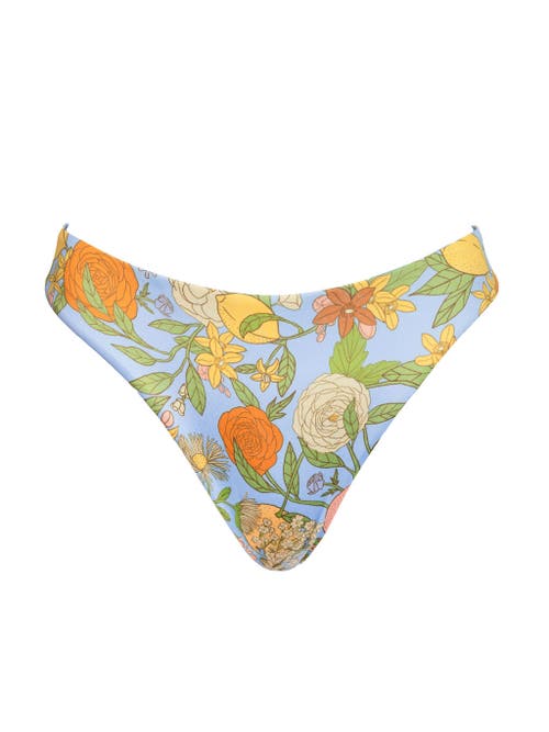 KITTY AND VIBE KITTY AND VIBE HIGH LEG MID RISE BIKINI BOTTOMS WITH MEDIUM COVERAGE