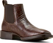 Ariat Booker Wide Square Toe Western Chelsea Boot