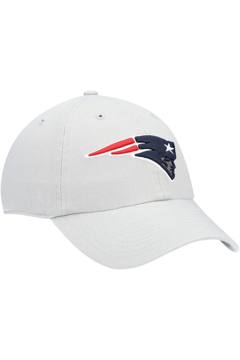 Men's '47 Gray New England Patriots Clean Up Adjustable Hat, Alternate, color, Gray