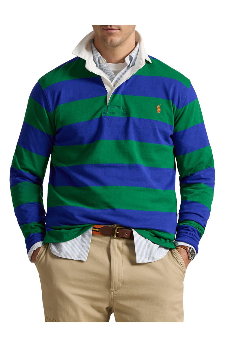 Polo Ralph Lauren Big & Tall Iconic Rugby Shirt, Main, color, 