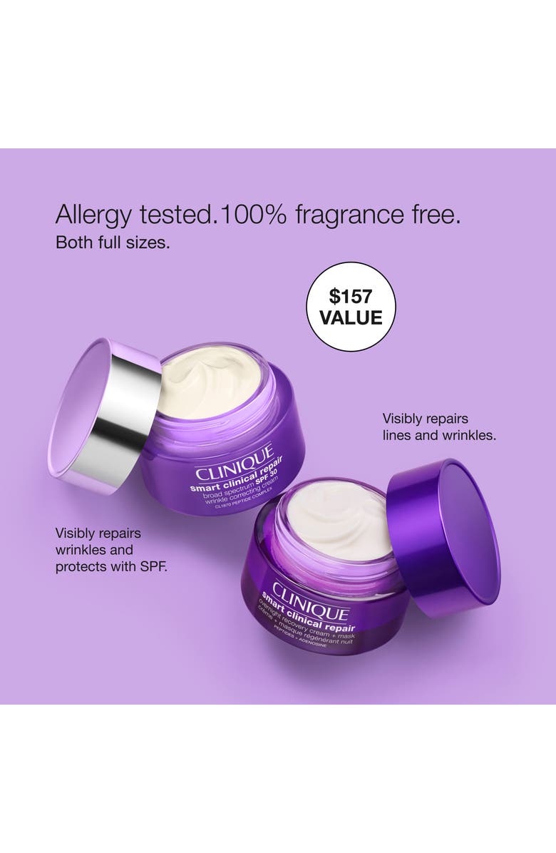 Clinique Smart Clinical Repair Day to Night Anti-Aging Skin Care Gift Set $157 Value, Alternate, color,