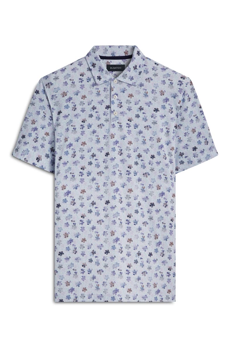 Bugatchi Victor OoohCotton<sup>®</sup> Print Polo, Alternate, color, Lavender