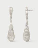 PDPAOLA Pavé Glacier earrings