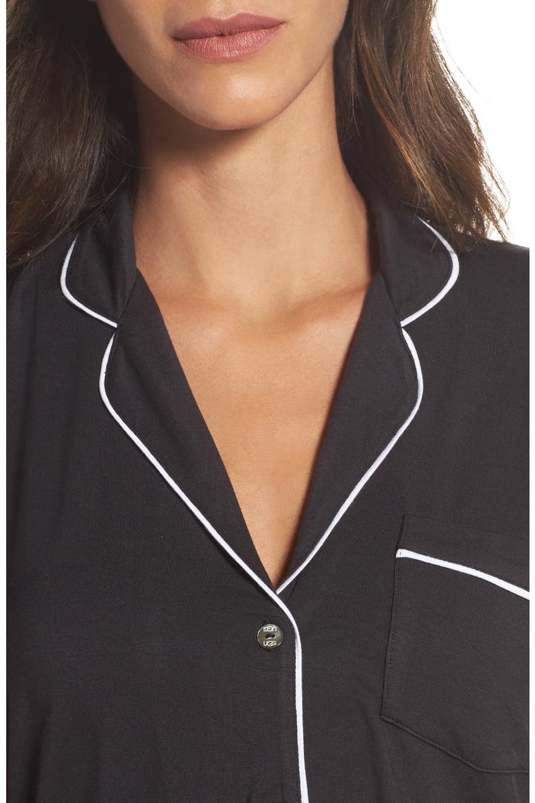 Amelia Short Pajamas, Alternate, color, BLACK