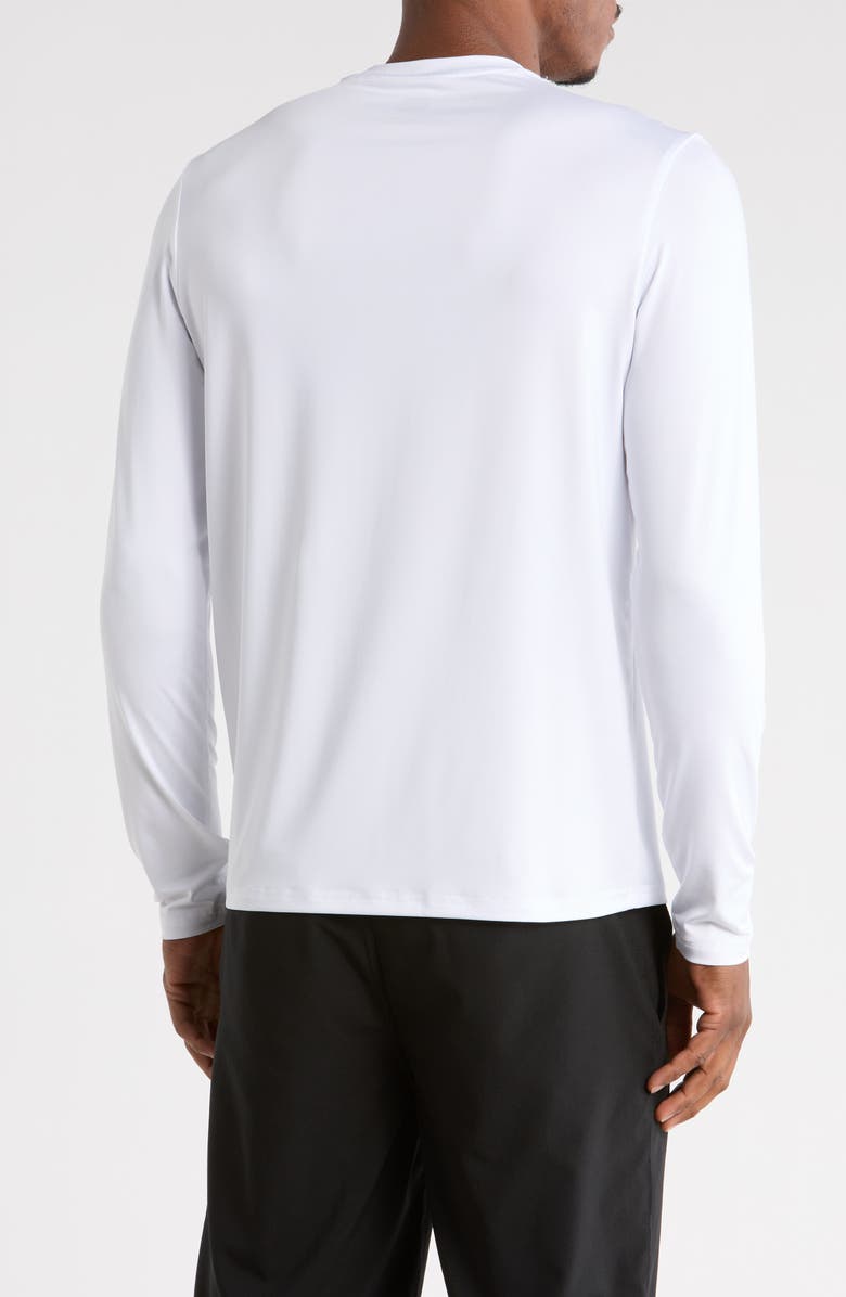 Quiksilver Comp Logo Graphic Rashguard, Alternate, color, White
